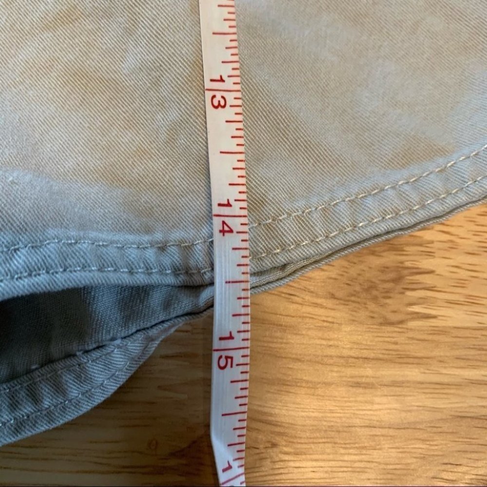 Vintage Calvin Klein Khaki Color Shorts Size 10 - Picture 10 of 13